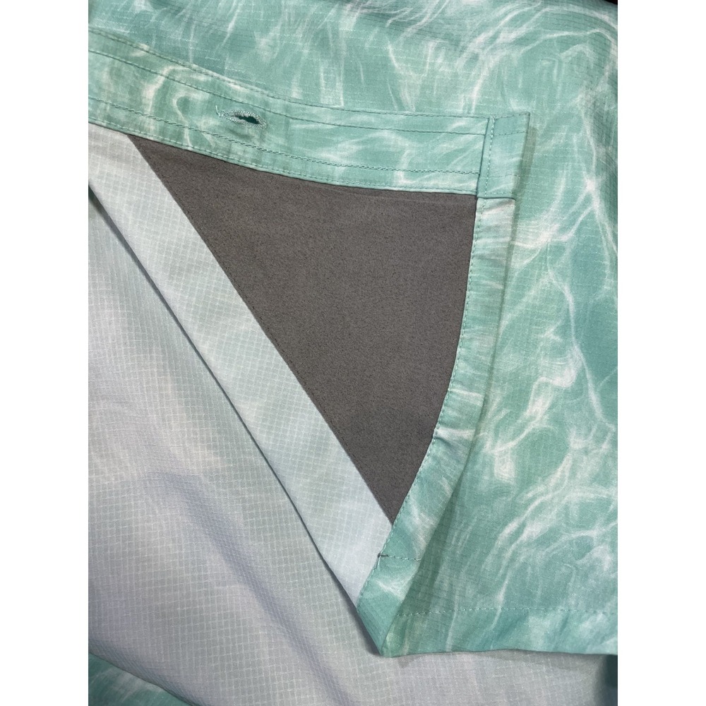Silver Bait Shirt Mens Size L Fishing Vented Hiking Zip Pockets Mesh‎ UPF 50+ - Picture 10 of 13